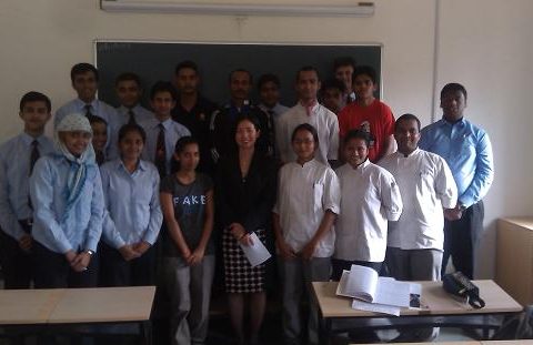 Students of top hotel management colleges in pune