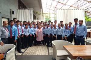 Students of Hotel management institute in Pune