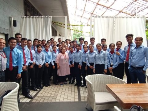 Students of Hotel management institute in Pune