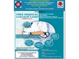 Health Checkup Event Poster 18.10.2019