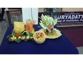 Carving Art from Fruits Event at SCHMTT