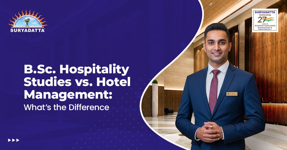 B.Sc. in Hospitality Studies at Suryadatta